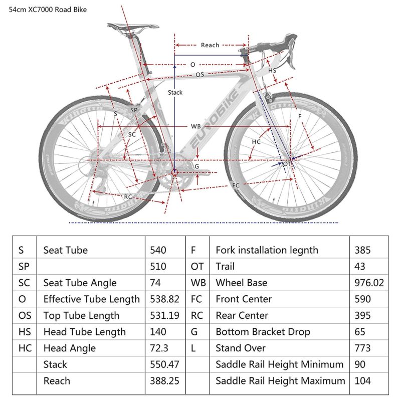 54 inch frame bike