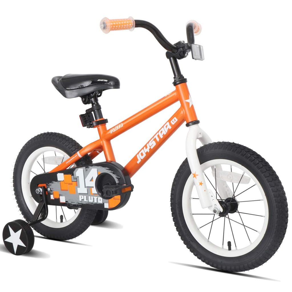 18 inch orange bike