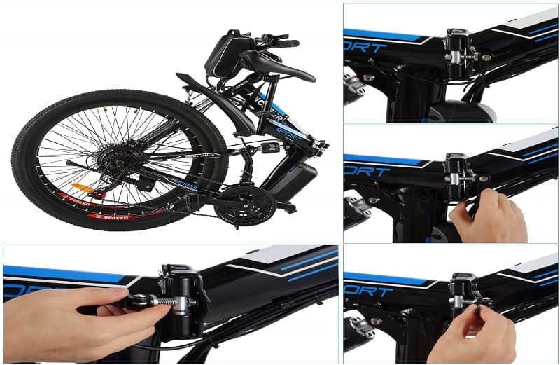 w wallke folding aluminum electric bike