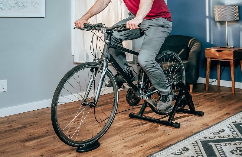 stationary bike stand for indoor riding