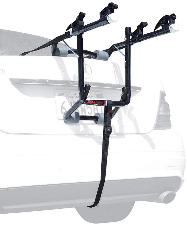 Allen Sports Deluxe 2-Bike Trunk Mount Rack, Model 102DB