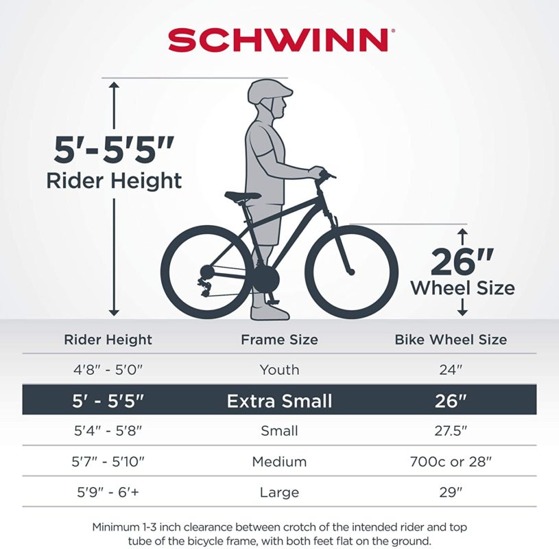 adult bike wheel size