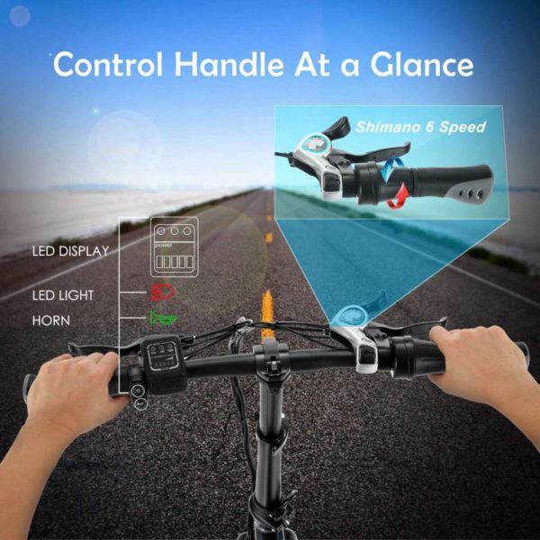 FIIDO D2S Folding EBike-handle control