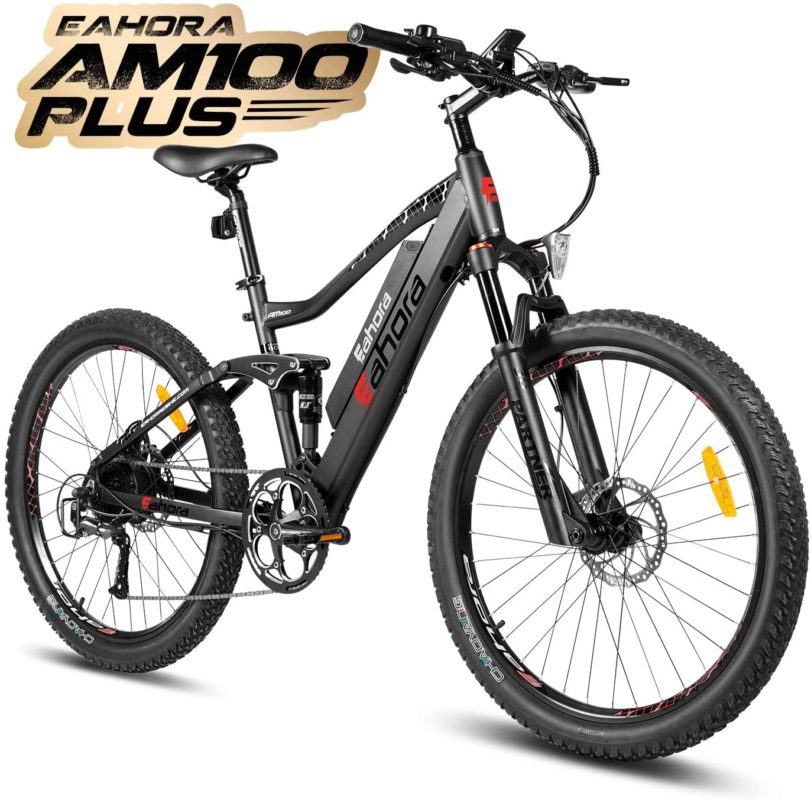 EAhora AM100 Plus 27.5 Inch Professional Electric Mountain Bike