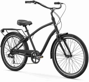 Men's Single Speed Hybrid Cruiser Bicycle