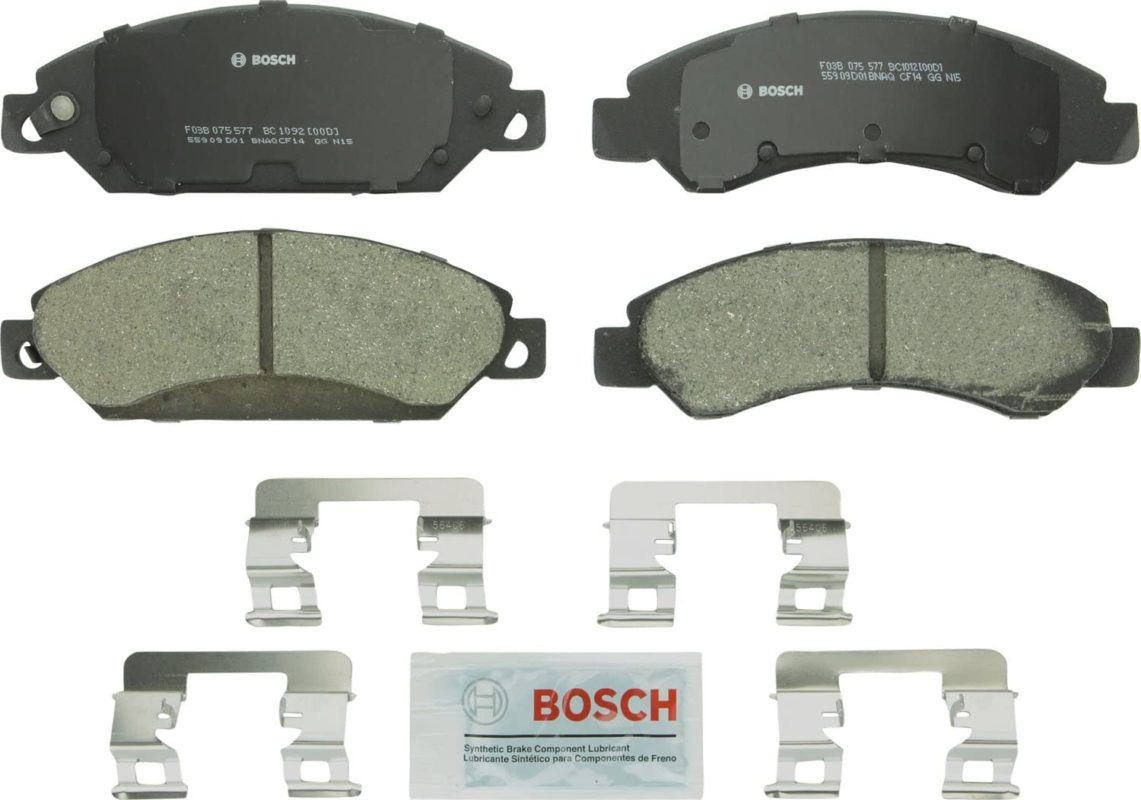 Bosch BC1092 QuietCast Premium Ceramic Disc Brake Pad Set For Select Cadillac Escalade