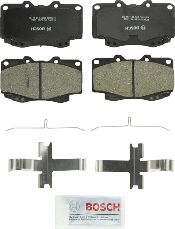 Bosch BC799 QuietCast Premium Ceramic Disc Brake Pad Set For Toyota