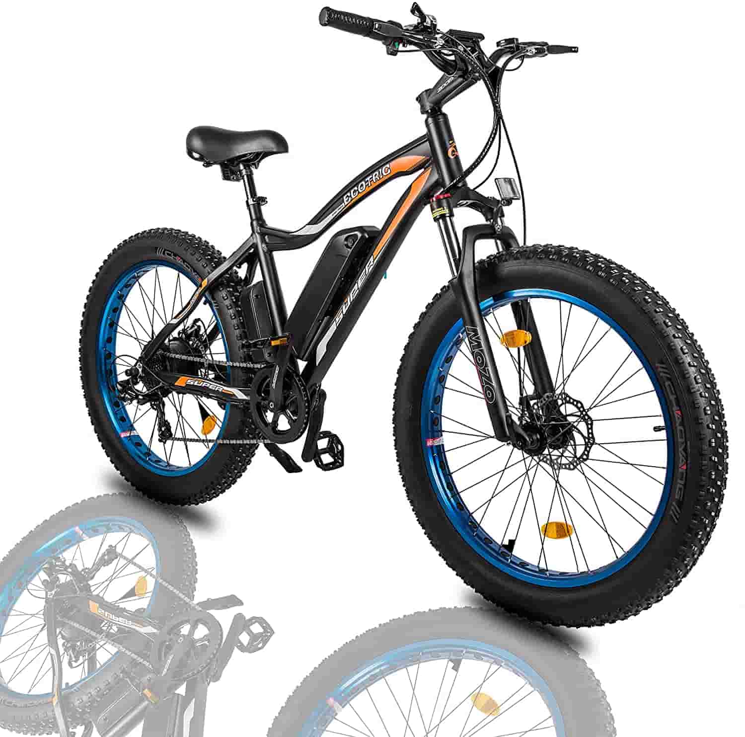 ECOTRIC 26” Powerful Fat Tire Electric Mountain Bike