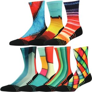 HUSO Men's Women's Novelty Performance Sports Crew Socks