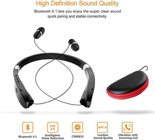 Foldable Bluetooth Headset sound qualityu