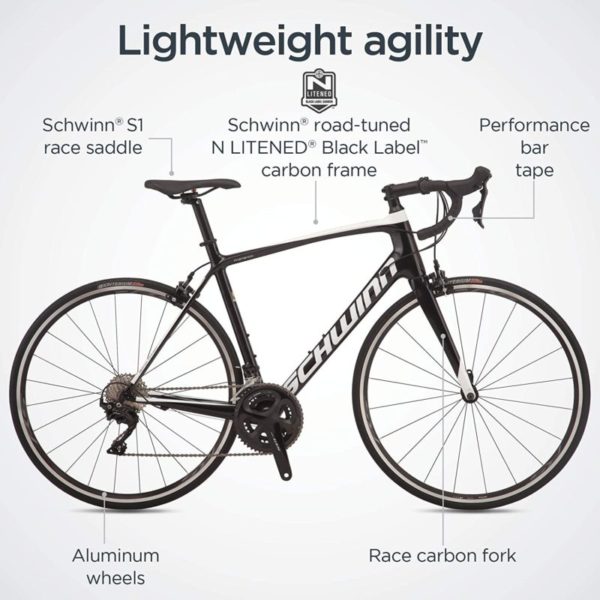 Schwinn Fastback Carbon Road Bike lightwieght