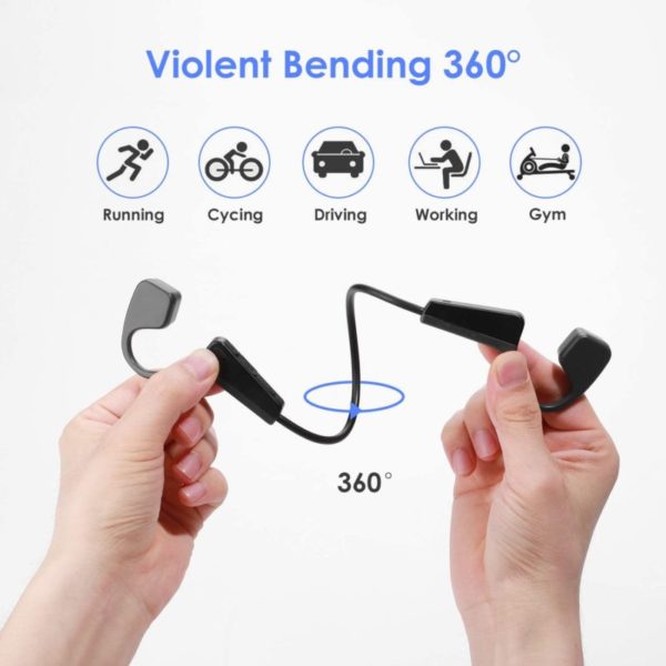 ViFun Bone Conduction Headphones bending