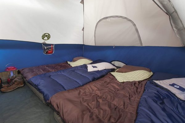 Coleman Sundome Tent inside view