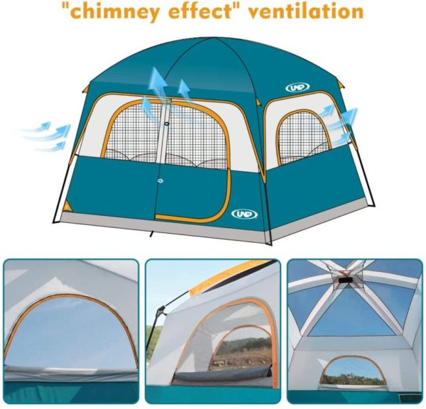 UNP Tents 6 Person ventilation