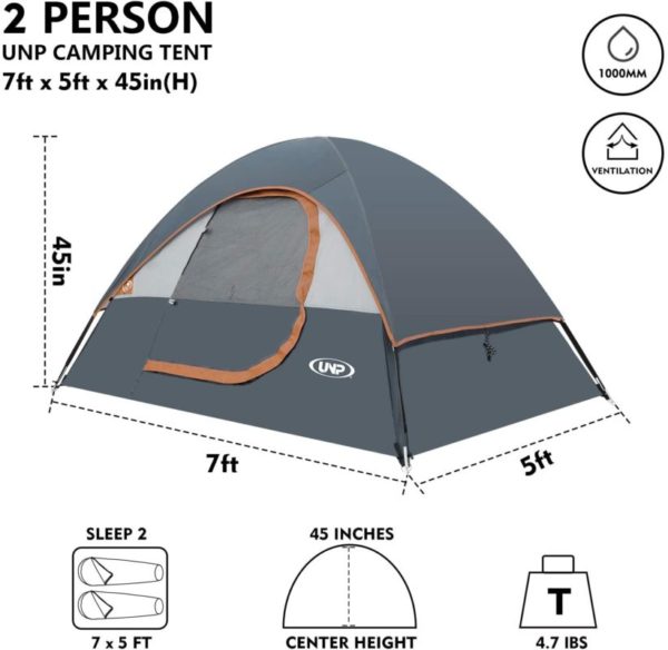 unp Camping Tent 3 Person size