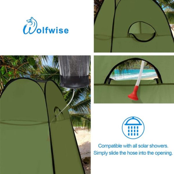 WolfWise Pop-up Shower Tent shower