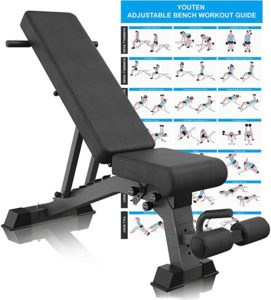 YouTen 1000 LB Adjustable Weight Bench